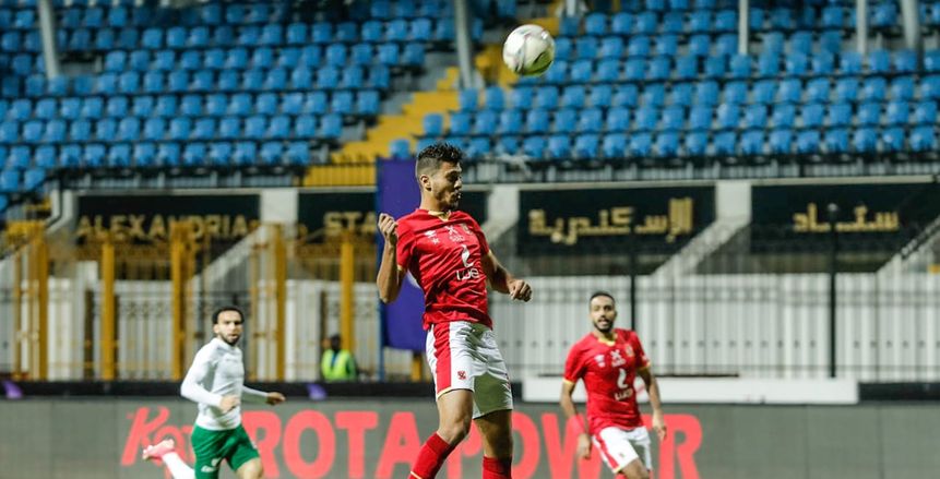 محمد شريف يحزر هدف الأهلي الأول في شباك المصري «فيديو»