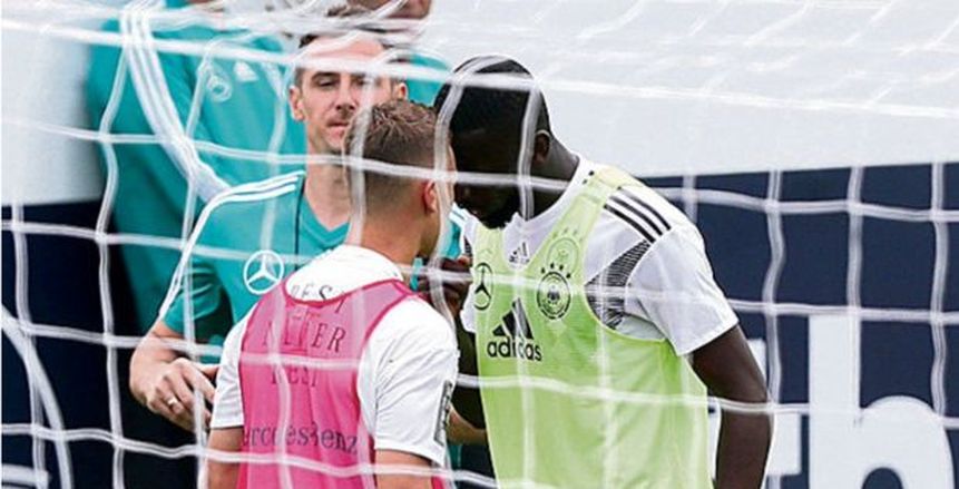 مشاجرة في معكسر ألمانيا بين كيميتش وروديجير