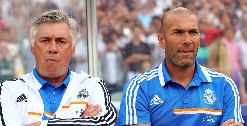 أنشيلوتي يكشف عوامل نجاح زيدان مع ريال مدريد