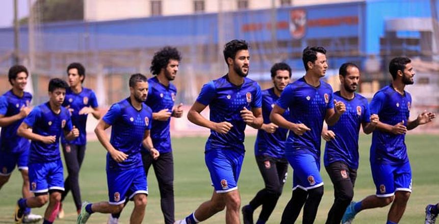 مران خفيف لمجموعة «الغائبين» عن مباراة كامبالا ببرج العرب