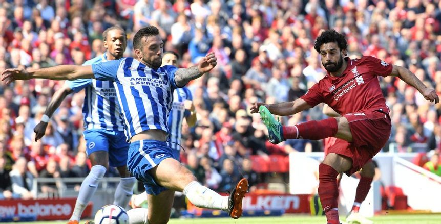 موعد مباراة ليفربول وبرايتون والقنوات الناقلة.. صلاح في التشكيل المتوقع