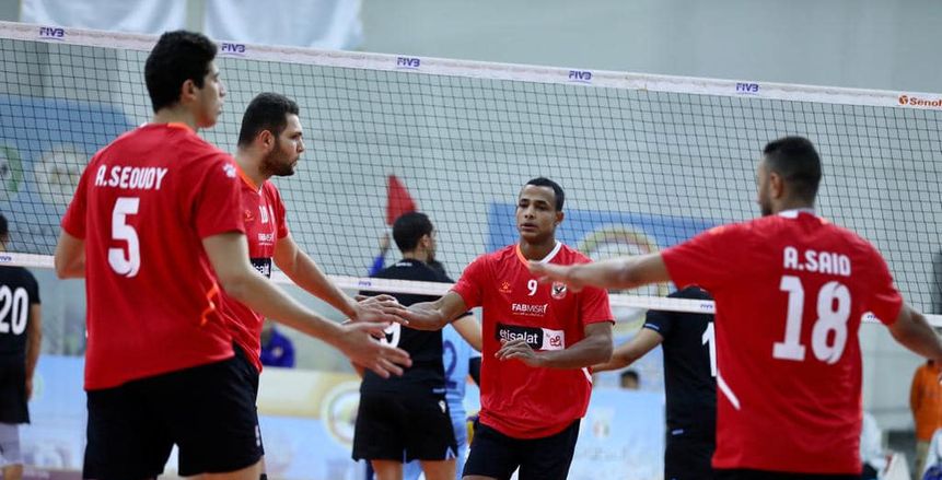 موعد مباراة الأهلي والنصر البحريني في نهائي البطولة العربية للكرة الطائرة