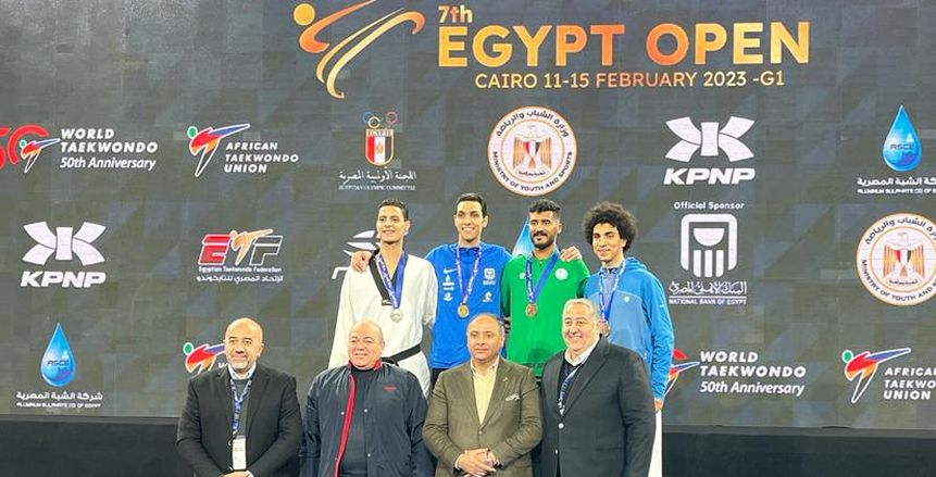 منتخب التايكوندو يحصد 7 ميداليات في أول أيام بطولة مصر الدولية