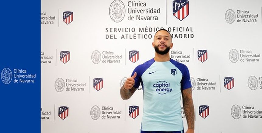 رسميا.. أتلتيكو مدريد يتعاقد مع ممفيس ديباي قادما من برشلونة