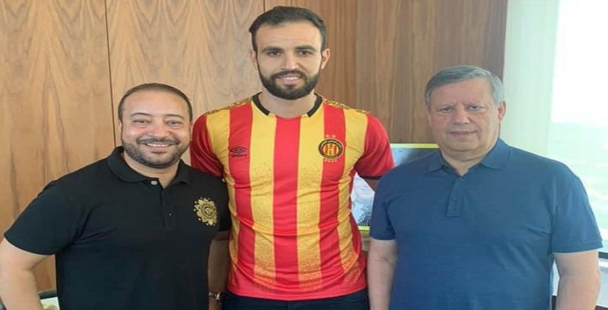 ظهور النقاز في أول مران بعد انضمامه للترجي التونسي (صورة)