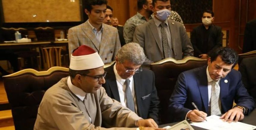 وزير الشباب والرياضة يلبي طلب جيانا فاروق ويشهد على عقد قرانها