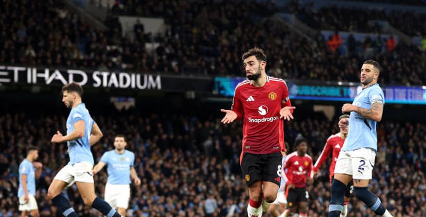 ديربي مانشستر.. تشكيل مباراة يونايتد وسيتي الرسمي في الدوري الإنجليزي