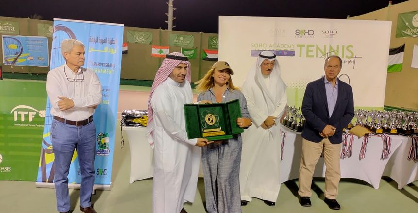 ختام ناجح للبطولة العربية الرابعة لرواد التنس بشرم الشيخ