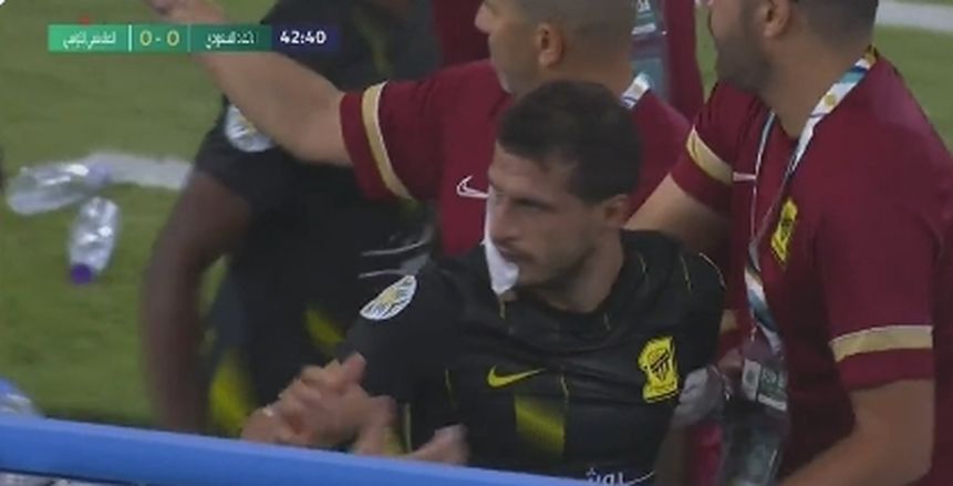 تفاصيل إصابة طارق حامد في مباراة اتحاد جدة والصفاقسي التونسي