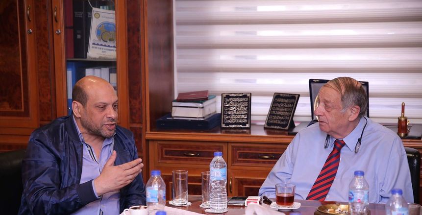 بالصور.. تفاصيل اجتماع رئيس المقاصة مع رابطة الاندية المحترفين