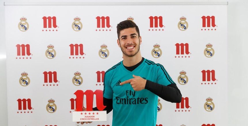«أسينسيو» لاعب الشهر في ريال مدريد