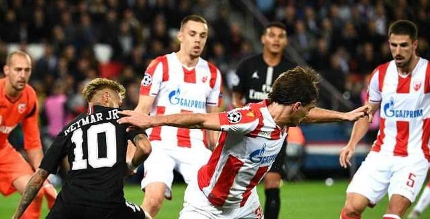 دوري أبطال أوروبا| موعد مباراة رد ستار ضد باريس سان جيرمان والقنوات الناقلة