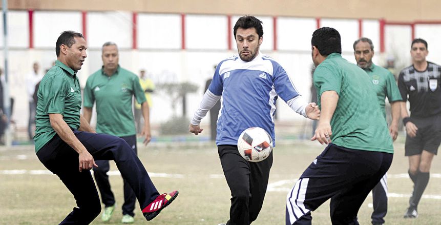 العميد أحمد حسن قاد مساجين برج العرب أمام «قدامى» الاتحاد السكندرى