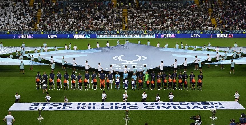 «أوقفوا قتل الأطفال».. «يويفا» يدعم غزة في نهائي السوبر الأوروبي