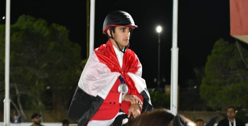 محمد طاهر زيادة يفوز بالميدالية الفضية لبطولة تطوان الدولية للفروسية