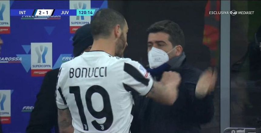 عقوبة «بونوتشي» بعد الاعتداء على إداري إنتر ميلان: غرامة 10 آلاف يورو
