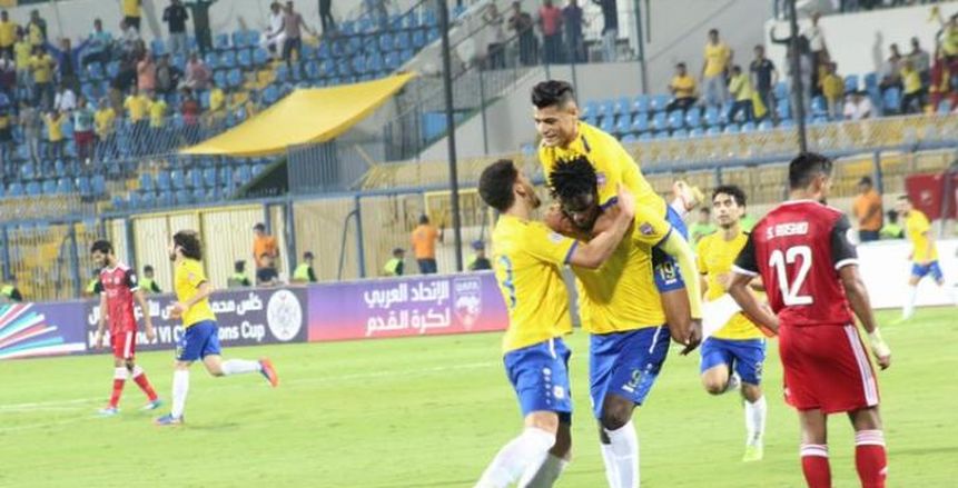 التعادل الإيجابي 1-1 يحسم الشوط الأول بين المقاصة والإسماعيلي