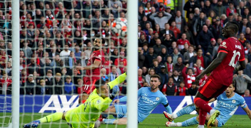 أهداف مباراة ليفربول ومانشستر سيتي اليوم.. ولوحة فنية لمحمد صلاح «فيديو»