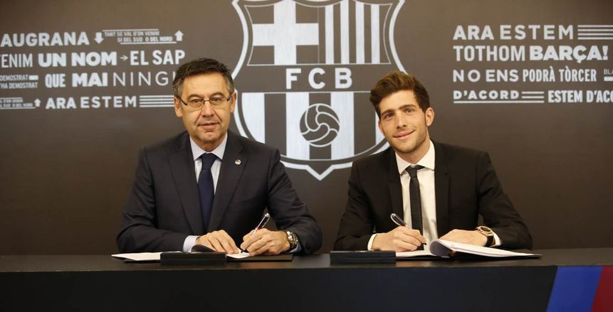 رسميا.. «سيرجي روبرتو» يجدد لبرشلونة حتى 2022
