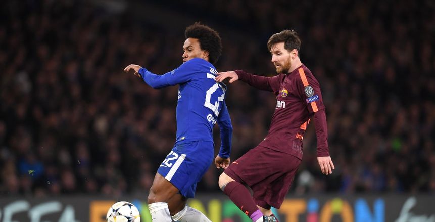 بالفيديو| برشلونة يتقدم بثنائية أمام تشيلسي في الشوط الاول
