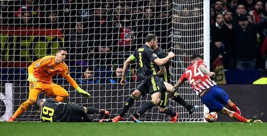 بالفيديو| ثنائي أوروجواي يقودان أتليتكو مدريد للفوز على يوفنتوس بهدفين