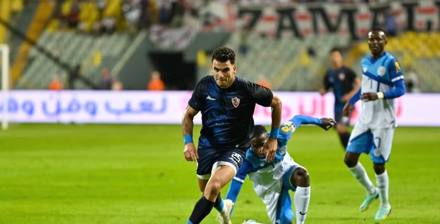 الزمالك يتقدم على فلامبو بالهدف الأول عن طريق زيزو