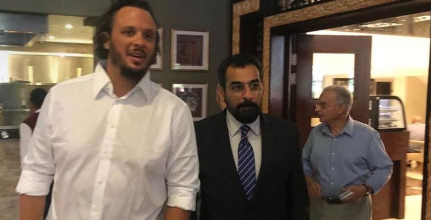 بالصور.. سالم الشمسي والأسيوطي يؤازران بيراميدز قبل نهائي كأس مصر
