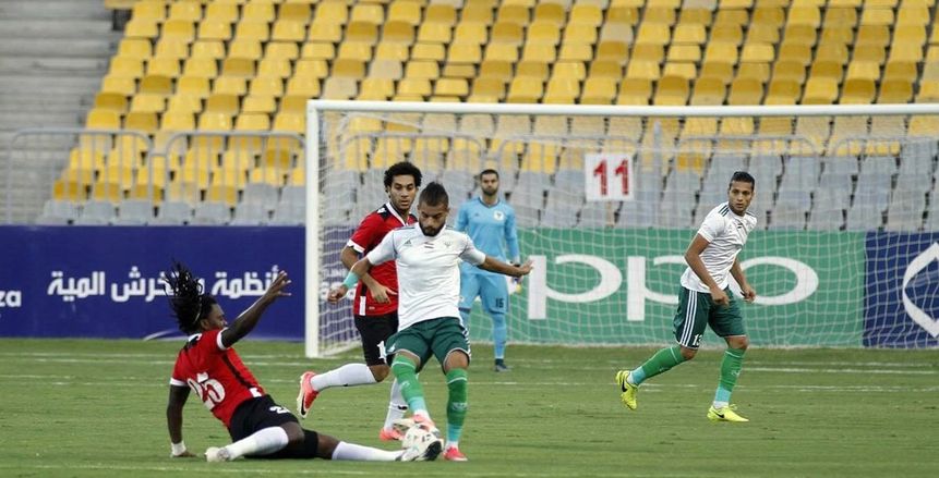 الشوط الأول| النصر يتقدم على المصري بهدفين