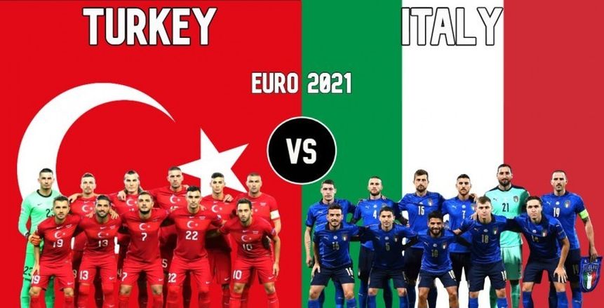 اليوم.. إيطاليا تصطدم بتركيا في قمة المجموعة الأولى من يورو 2020