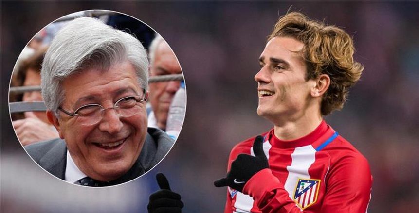 رئيس أتلتيكو مدريد: جريزمان لن يرحل لبرشلونة