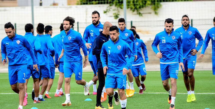 كواليس مران الزمالك استعدادا لنهائي الكونفدرالية