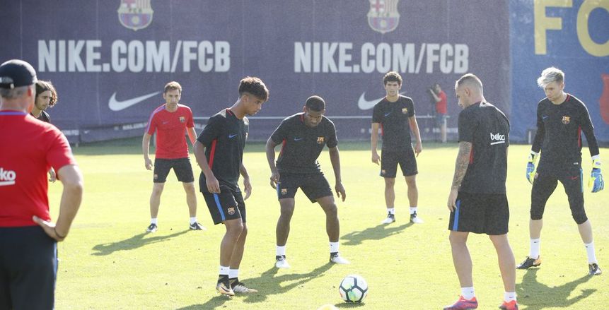 بالصور| برشلونة يواصل تدريباته بالمدينة الرياضية قبل جولة أمريكا