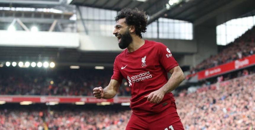 محمد صلاح يسجل هدف ليفربول الأول أمام برينتفورد