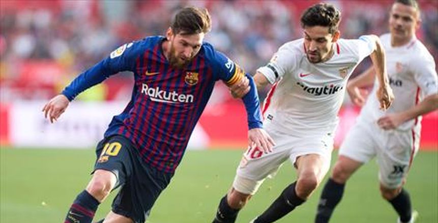 الدوري الإسباني.. موعد مباراة إشبيلية وبرشلونة والقنوات الناقلة