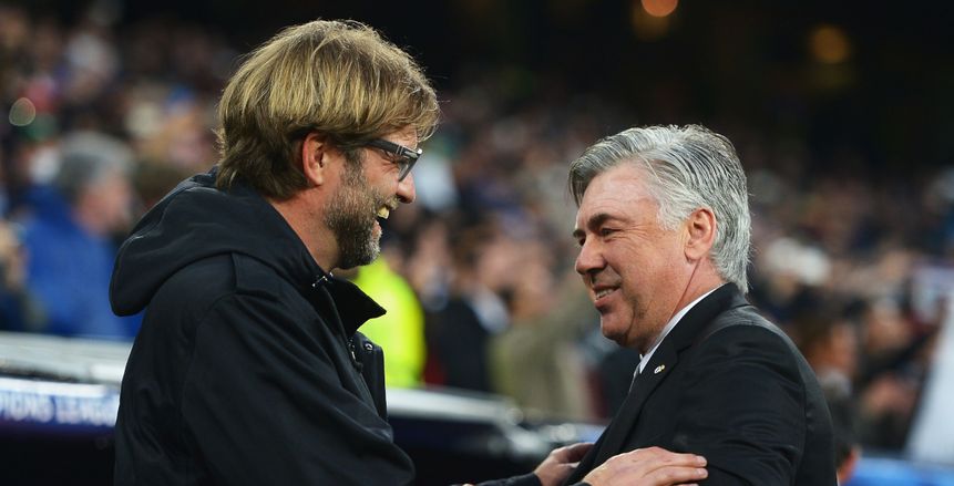 صراع كلوب وأنشيلوتي.. تفوق نسبي لمدرب ريال مدريد على صانع أحلام ليفربول