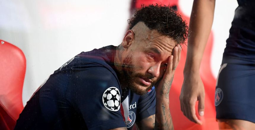 نيمار يدخل في نوبة بكاء عقب خسارة لقب دوري الأبطال أمام بايرن ميونيخ "فيديو"