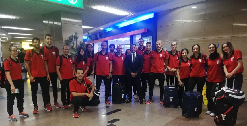 مصر للطيران تستقبل أبطال أفريقيا الحاصلين على الميداليات الذهبية