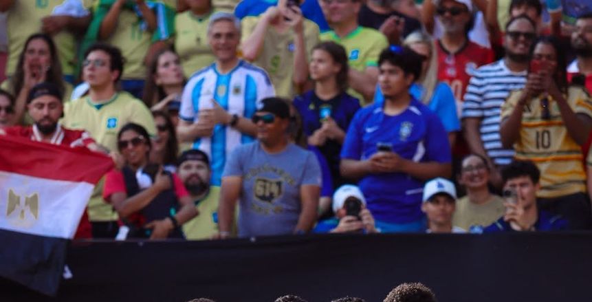 احتفال مصطفى زيكو بهدفه في مرمى البرازيل