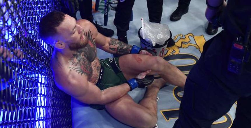 ماكجريجور يخسر في بطولة UFC بسبب إصابة قوية