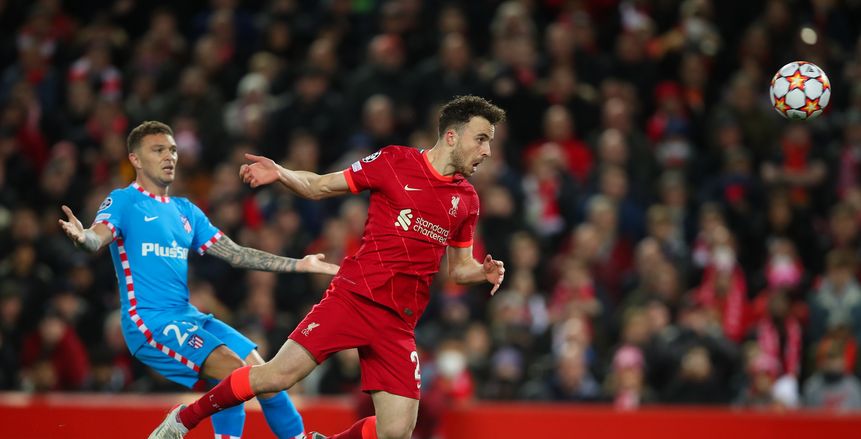 ليفربول ينهي الشوط الأول متقدما على أتلتيكو مدريد بثنائية جوتا وماني «فيديو»