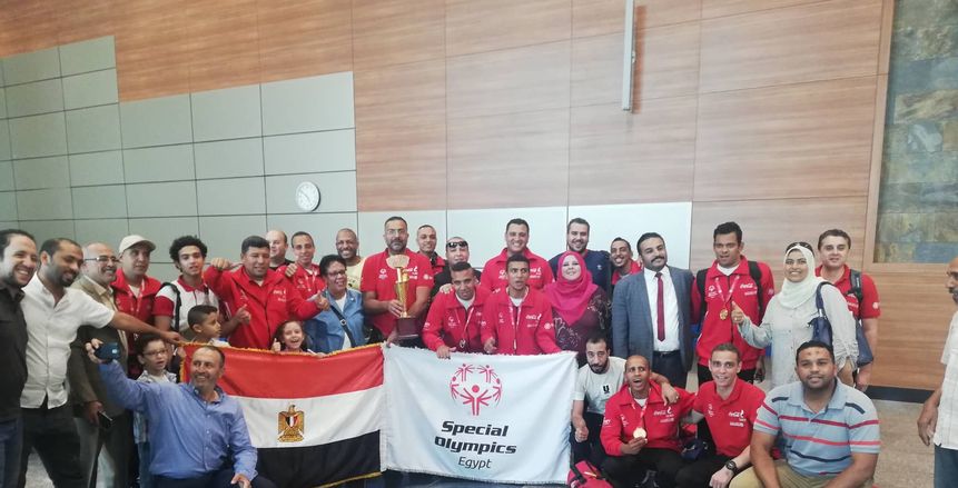 استقبال حافل لمنتخب مصر للأولمبياد الخاص بعد العودة بذهبية كرة القدم بالهند