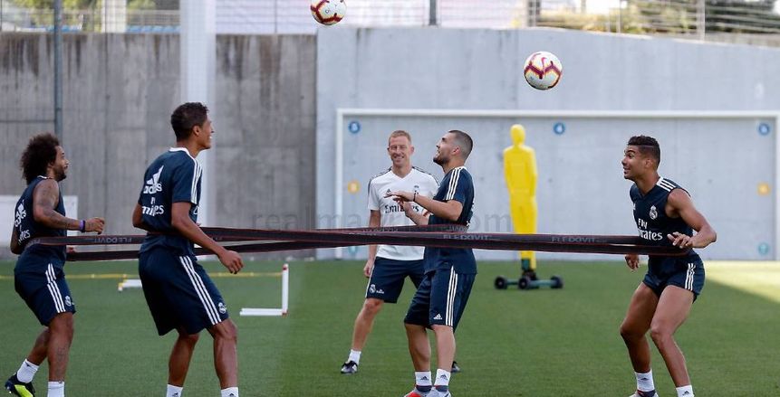 ثنائي ريال مدريد ينتظمان في تدريبات الفريق