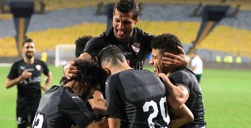 إمام عاشور يسجل هدف الزمالك الأول ضد المصري بتسديدة صاروخية «فيديو»