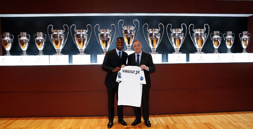 ريال مدريد يقدم لاعبه فينسيوس جونيور