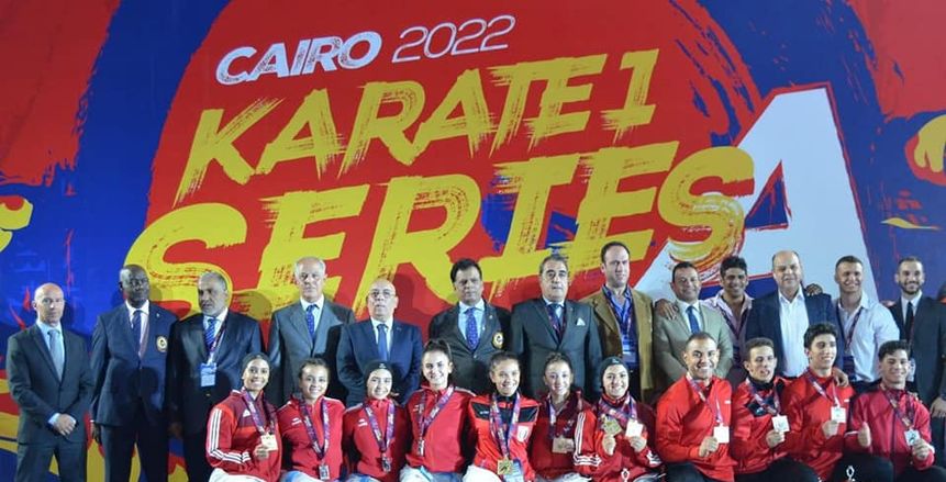وزير الرياضة يهنىء منتخب مصر للكاراتيه بعد الفوز بـ16 ميدالية