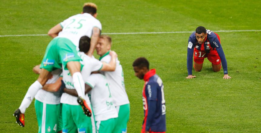 سانت اتيان يسحق نيس برباعية في الدوري الفرنسي