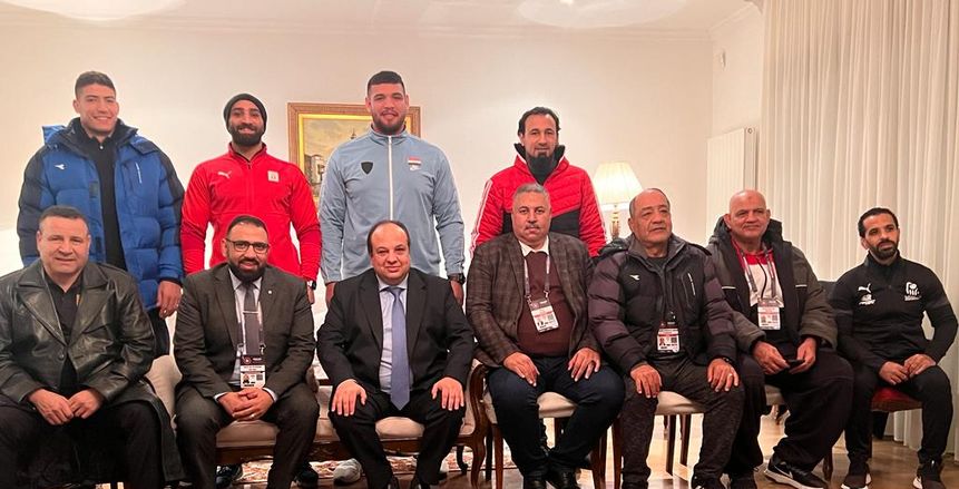 للدعم والمؤازرة.. سفير مصير في كرواتيا يزور بعثة منتخب المصارعة