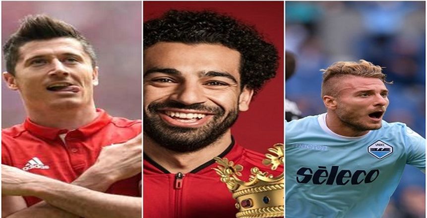 «إيموبيلي» الخطر الأكبر على «صلاح» في صراع الحذاء الذهبي.. و«ليفاندوفسكي» يهدد عرش الملك