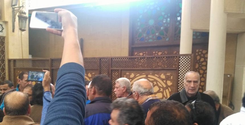 حضور عضوين فقط من مجلس الزمالك في جنازة أحمد رفعت