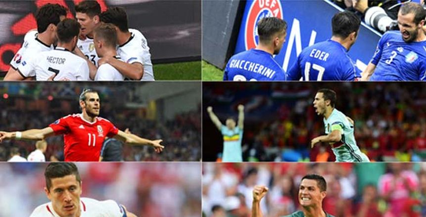 بالمواعيد.. عقدة إيطالية لألمانيا وآمال الصغار على المحك بربع نهائي "يورو"